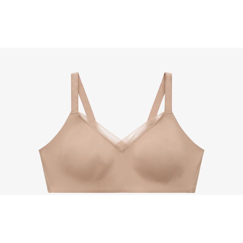 ThirdLove Beige Mesh Trim Bra